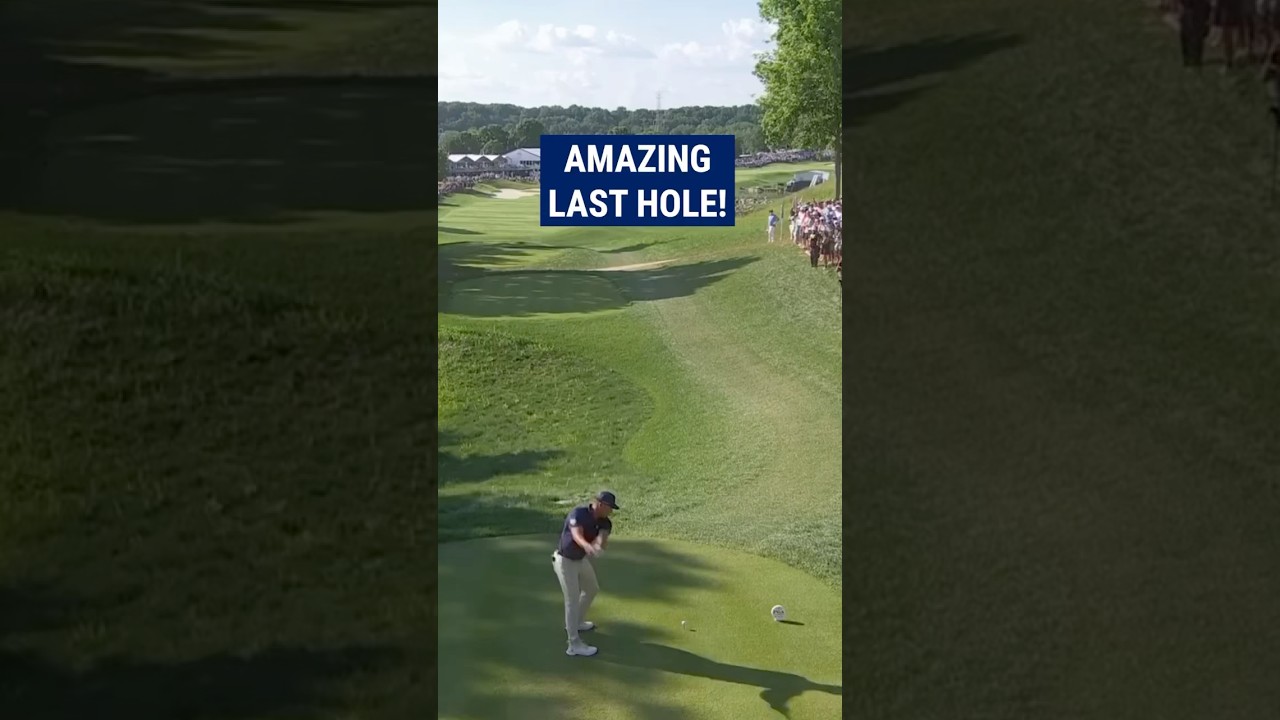 Bryson DeChambeau's BRILLIANT 18th hole! 😱