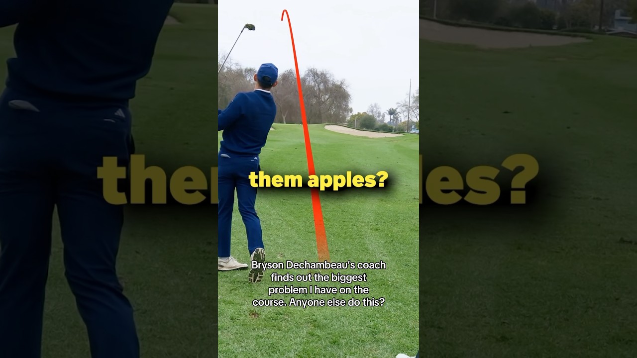 Bryson Dechambeau’s coach finds out the biggest problem I have on the course. Anyone else do this?