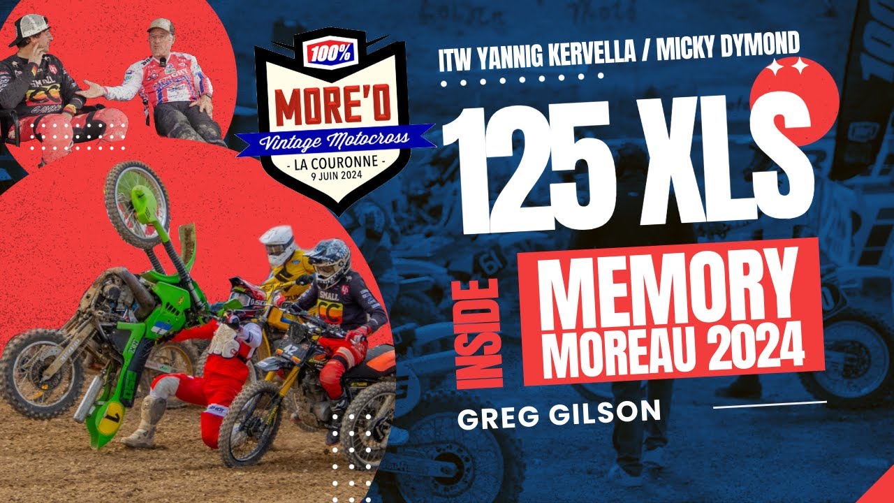 La 125 XLS contre les 500 2 tps ! INSIDE course MX VINTAGE, le MEMORY MOREAU 2024.