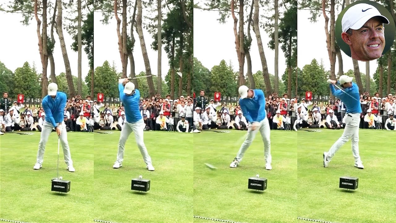 ローリーマキロイ Rory McIlroy プロゴルファー DRIVER SHOT SLOW MOTION !!!