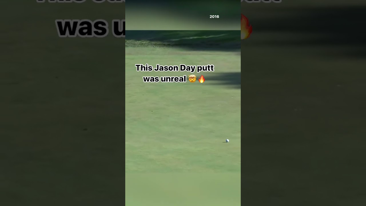 One of the craziest putts we've ever seen 😳