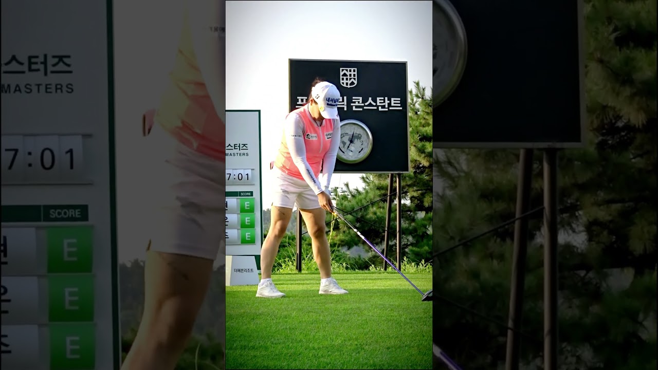 #golf #골프 #안선주 프로. 노련미가 돋보이는 안선주 선수의 티샷.(구독은 좋아요)