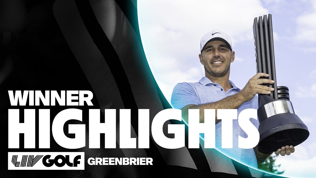 Start To Finish: Brooks Koepka Winner Highlights | LIV Golf Greenbrier