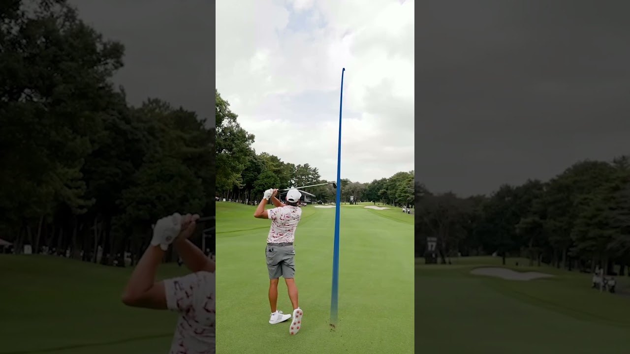 Front row seat to the Rickie Fowler ball-striking and short game clinic.