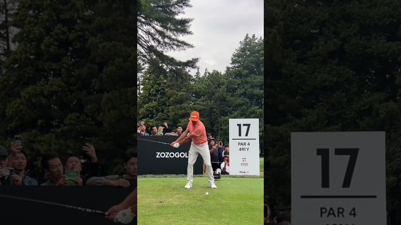 【リッキーファウラー】ドライバースイング ZOZO CHAMPIONSHIP 2024 #golf #golfswing #ゴルフ #ドライバー