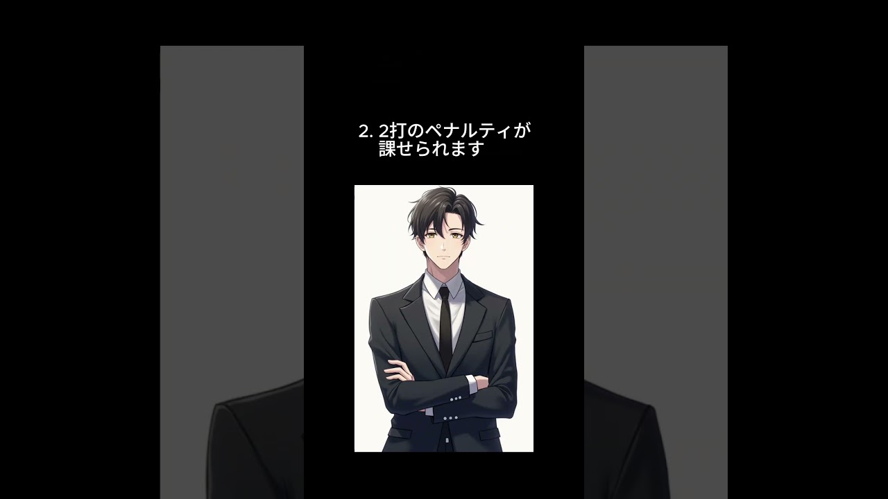 問題2　ゴルフルールを解説　クイズに答えてみて #アニメ