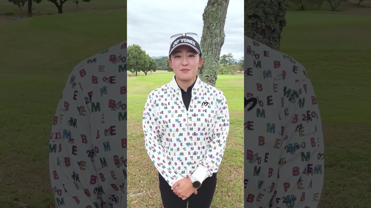 岩井 千怜プロ 『樋口久子 三菱電機レディスゴルフトーナメント』優勝コメント #shorts