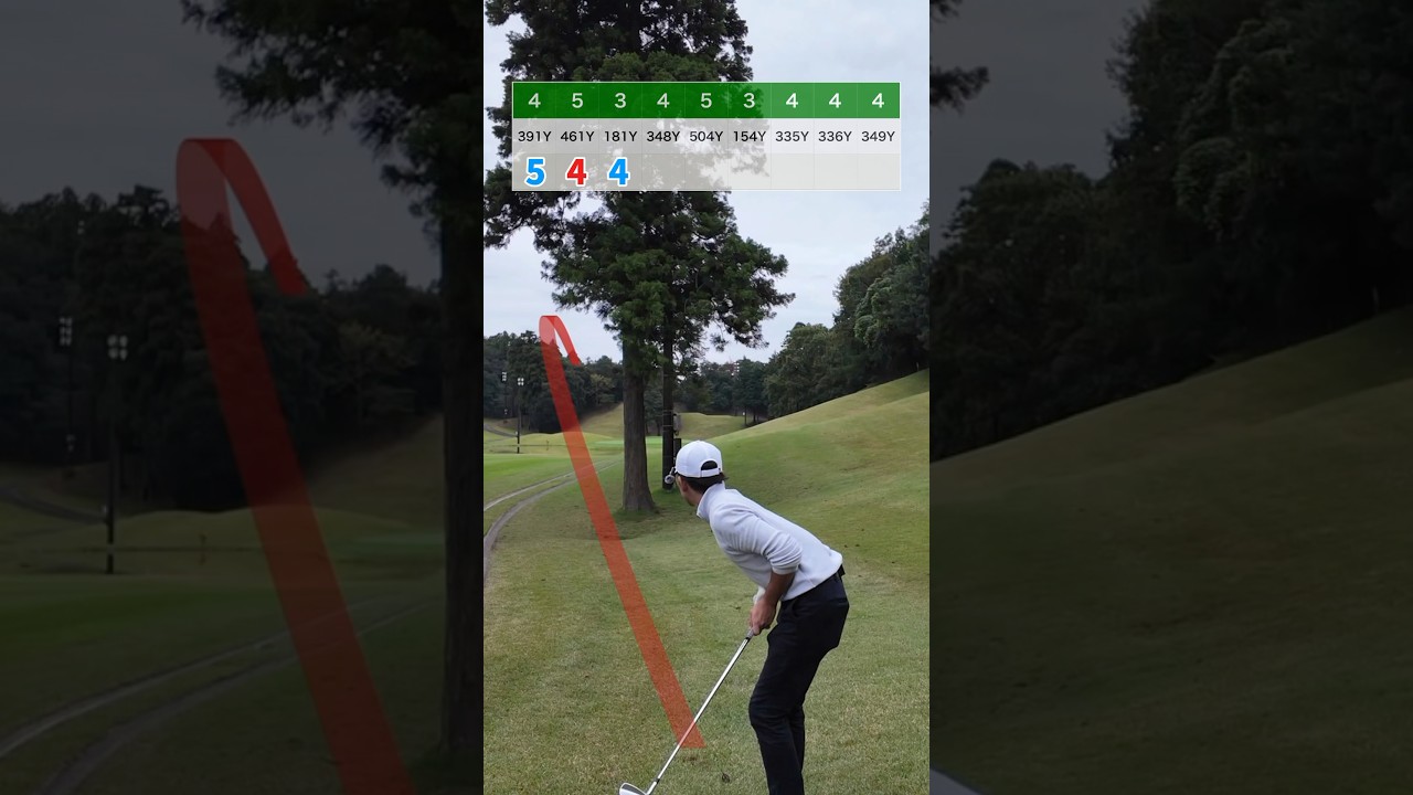 13H-15H【市原GC柿の木台】70台レフティのラウンド動画。#lefty#shots