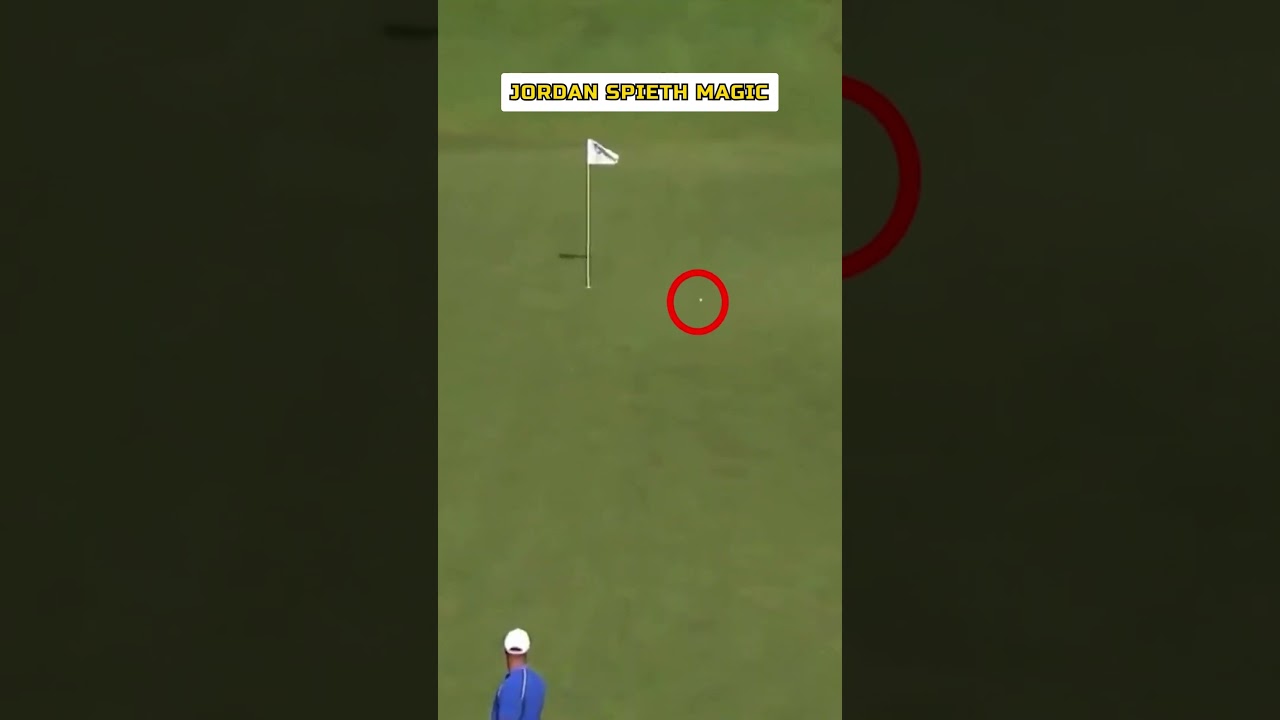 Jordan Spieth flop shot 💀 🚨 Watch the entire video on the channel! #jordanspieth #rydercup