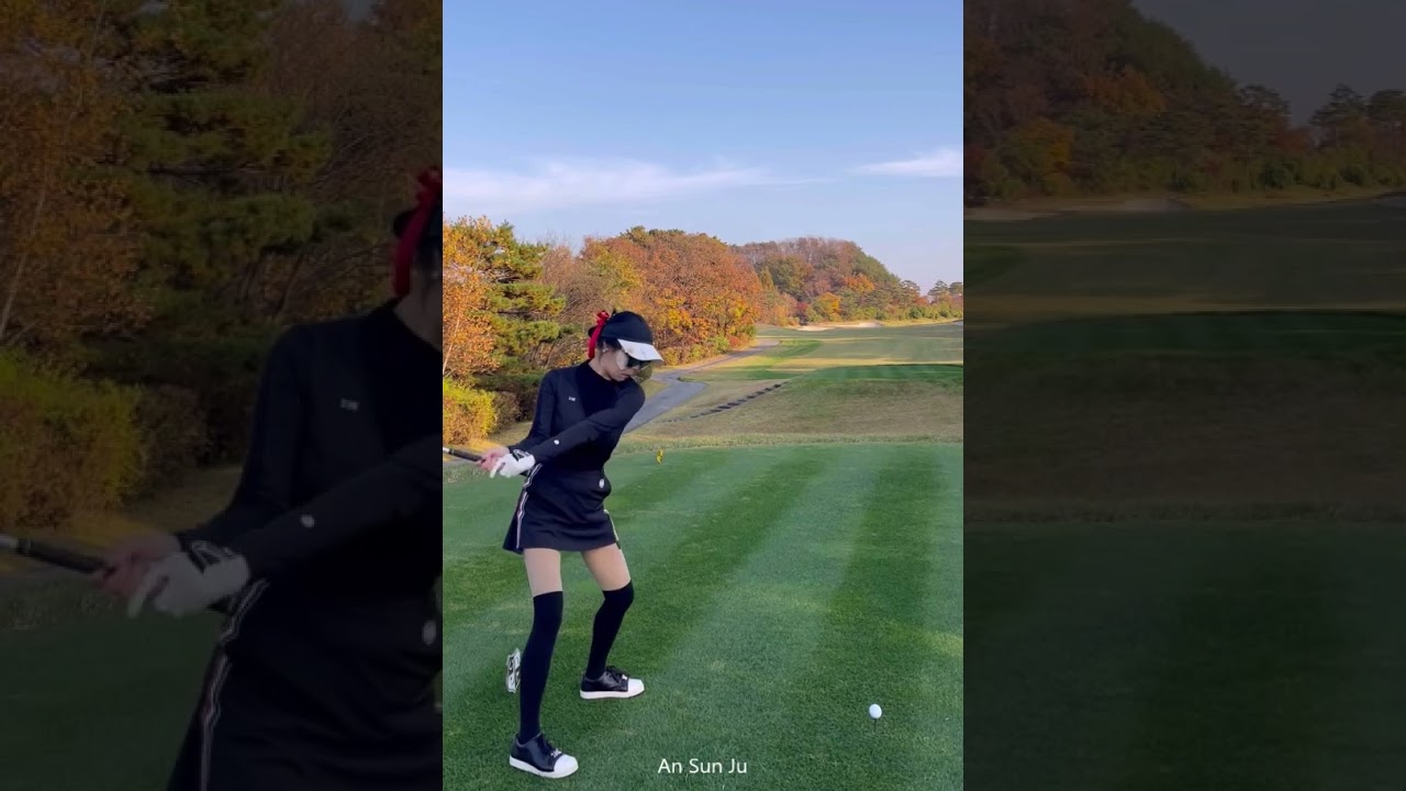 안선주 프로님 드라이버샷