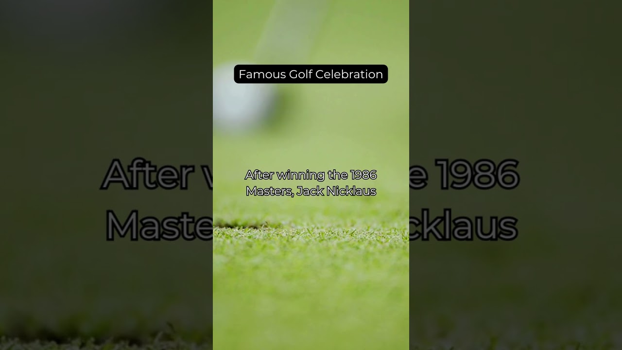 Famous Golf Celebration