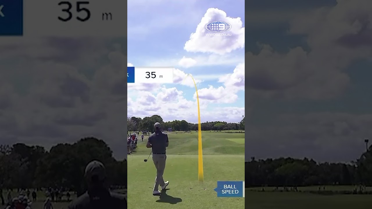 So close to an ALBATROSS for Adam Scott! 😱 #9WWOS #Golf #shorts