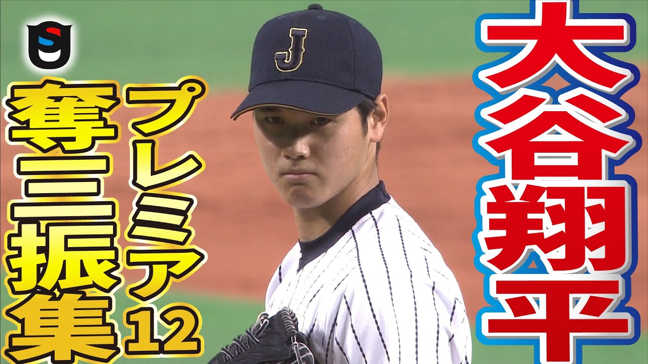 【プレミア12】若き日の大谷翔平選手!漫画の主人公のようなピッチング!!