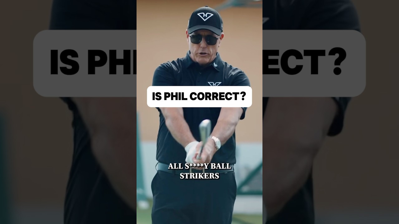 Do you agree with Phil??! 🤔😳 #golf #golfswing #simplegolftips #golfcoach