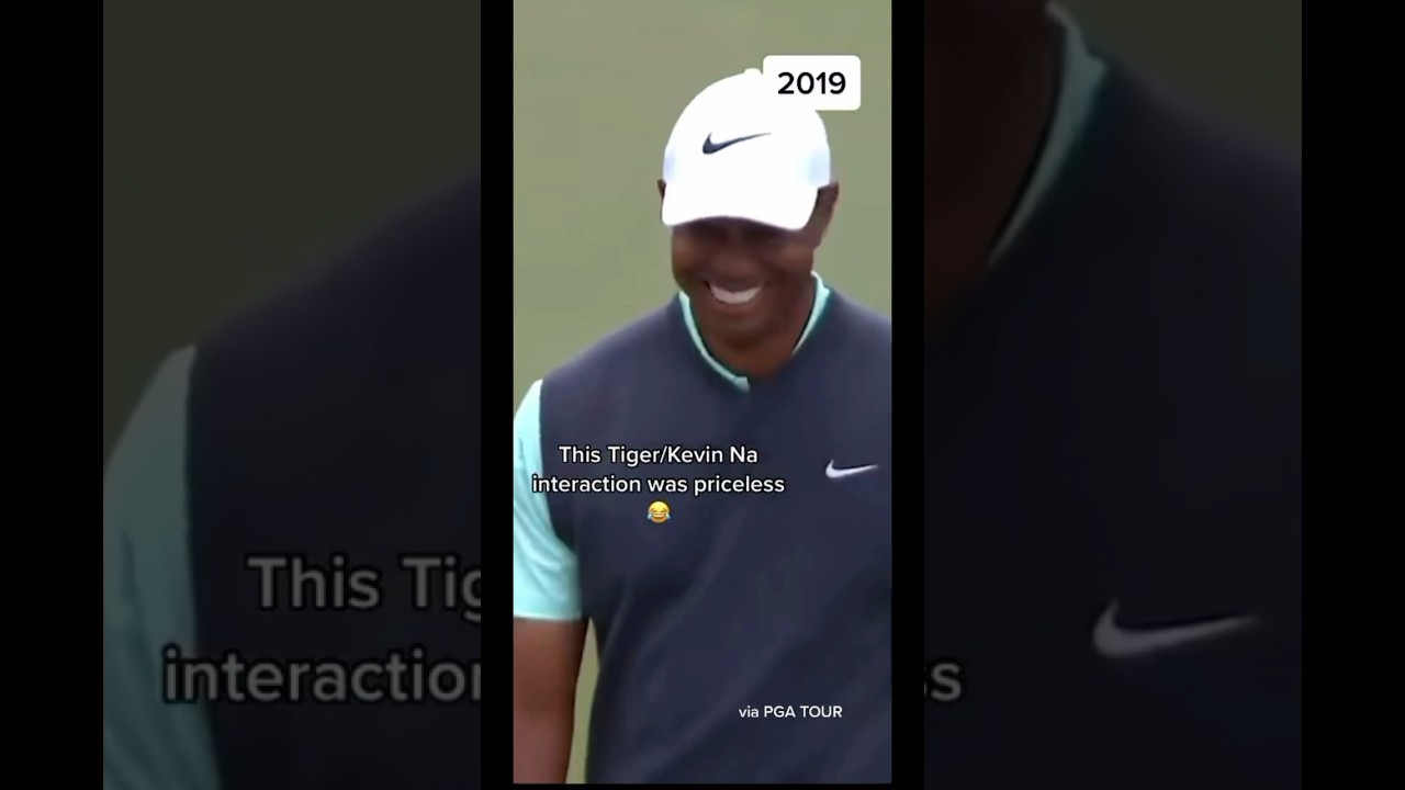 Tiger Woods Kevin na impression😂 Sub and like golfers❤️ #golf #shorts
