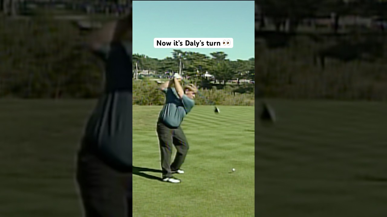 John Daly OUTDRIVES Tiger 😳