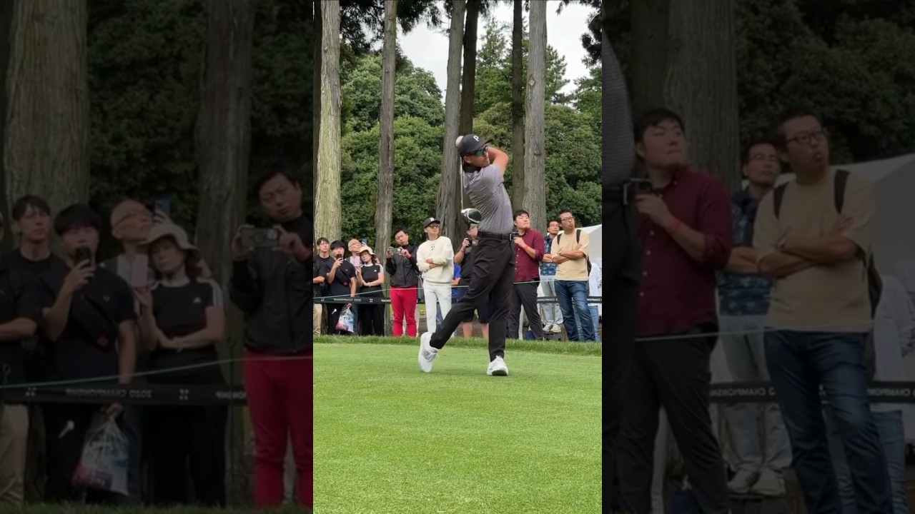 PGA Rickie Fowler Driver Swing & Golf Slow Motion