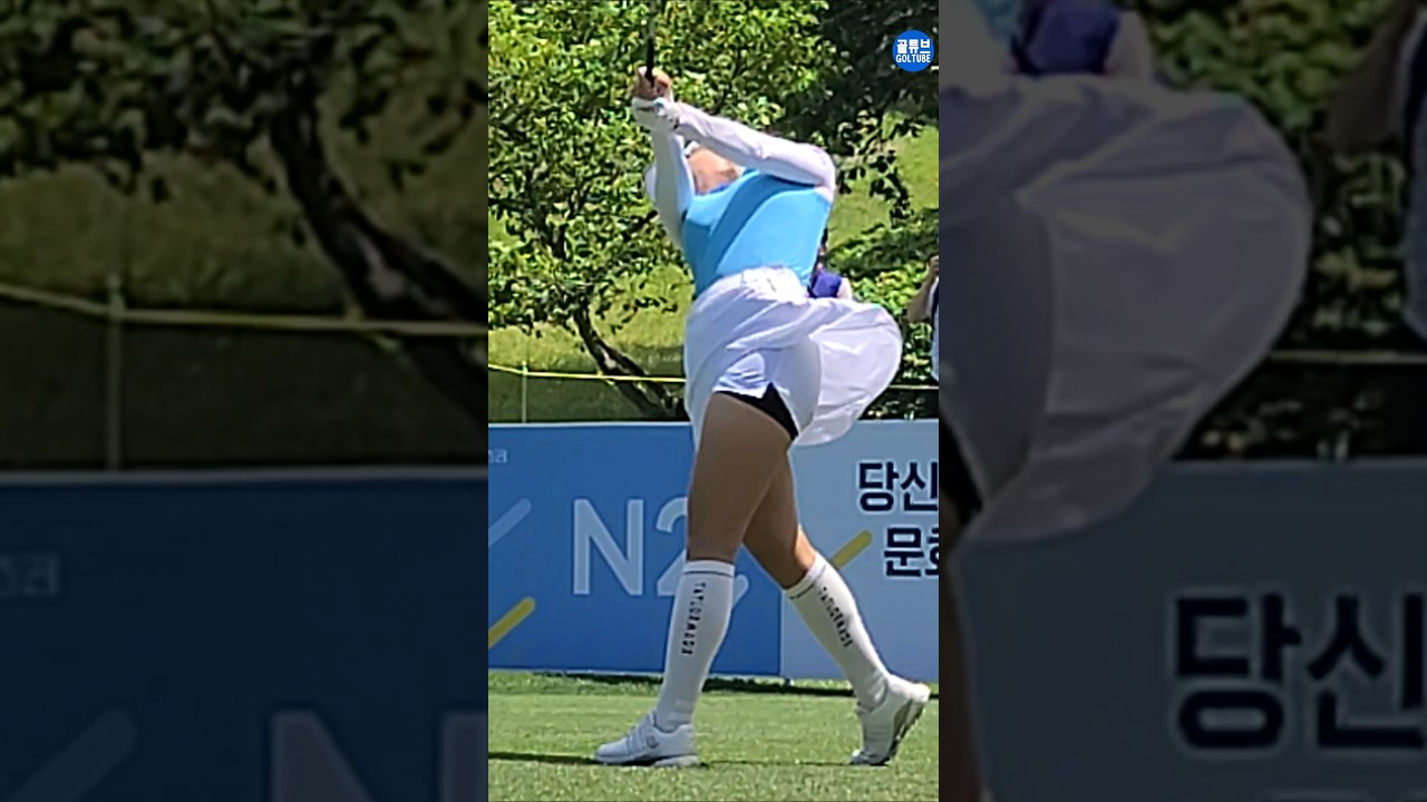 보고 또 봐도 볼때마다 아름다운 그녀의 스윙.유현주프로 01