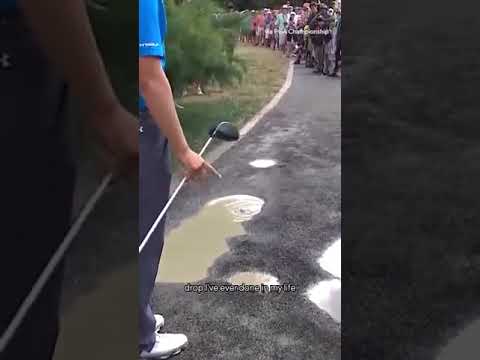 This Spieth drop sequence is pretty wild 😅