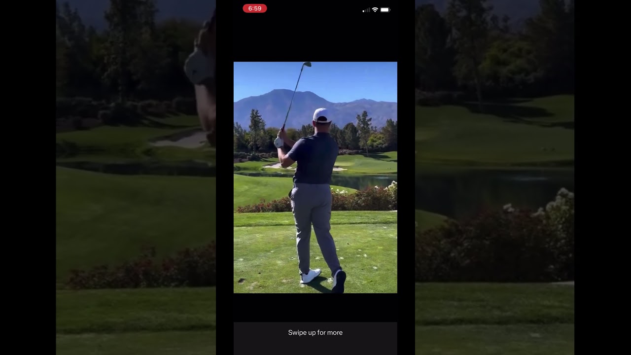 Bryson Dechambeau stifled an iron shot!