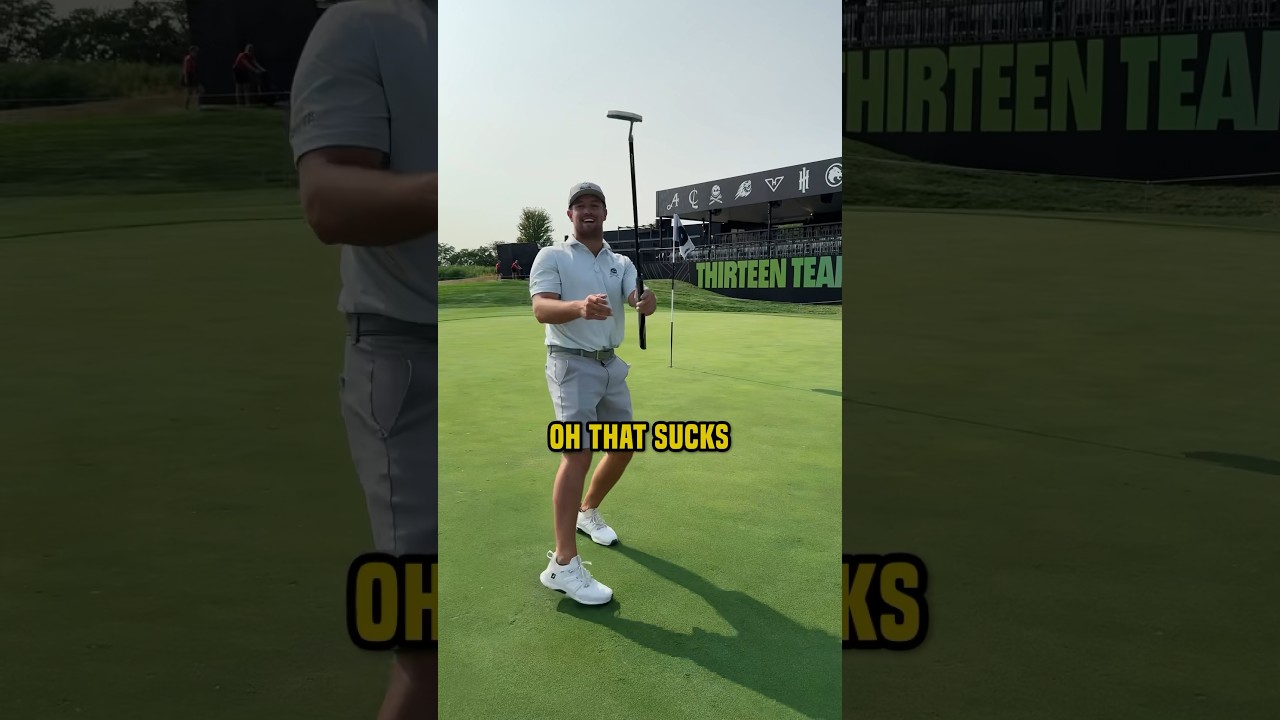 Betting pro golfers $500 to get up & down… #golf