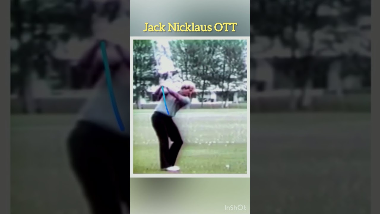 Jack Nicklaus demonstrating the inside and over the top swing. #goat #golf #ott #miracleswing