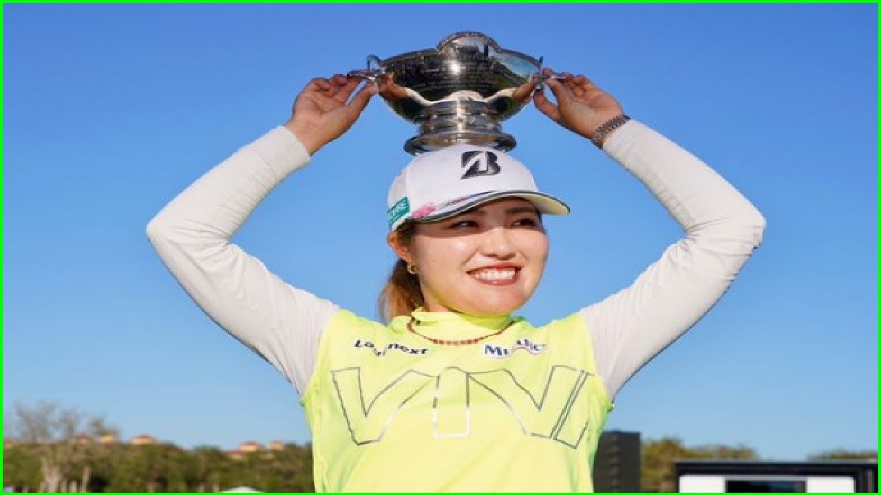 🏌️‍♀️古江彩佳が日本勢初の快挙　平均ストロークNo.1『ベアトロフィー』を戴冠「まさか自分が取れるとは」🏌️‍♀️
