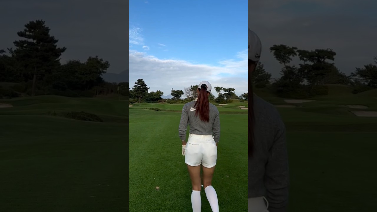 유현주프로의 예쁜 어프로치샷🤩 #golf #golfswing #골프 #golfer #골프스윙