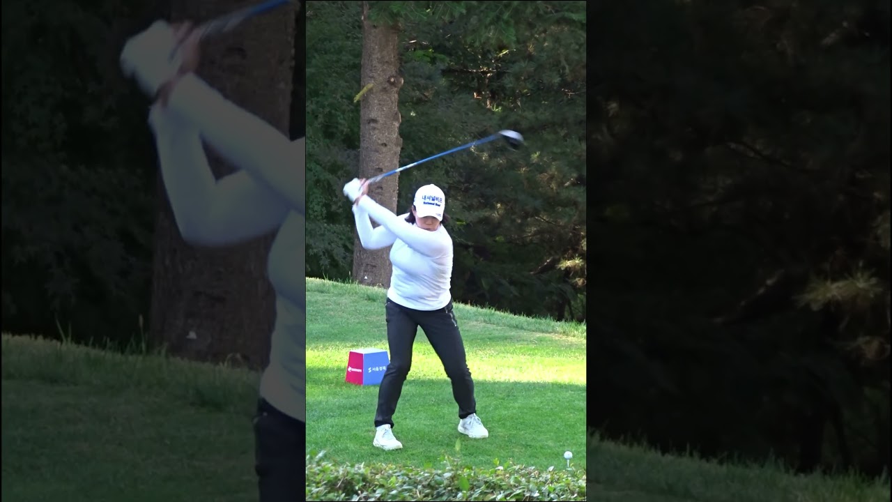 체중 이동이 잘 보이는 테이크어웨이. #안선주 프로.#골프 #golf (구독은 좋아요)