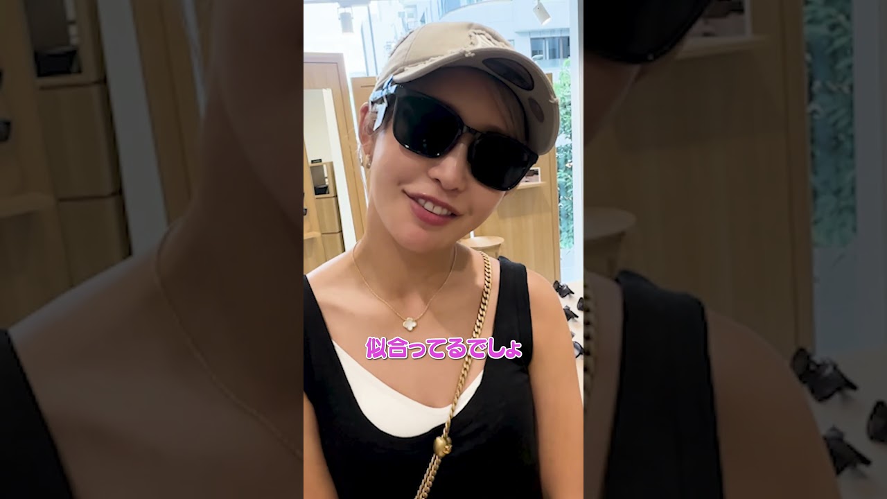 【ゴルファー必見】傾斜が読める魔法のサングラス！？これは買いです。 #shorts  #女子プロゴルファー #ゴルフ女子