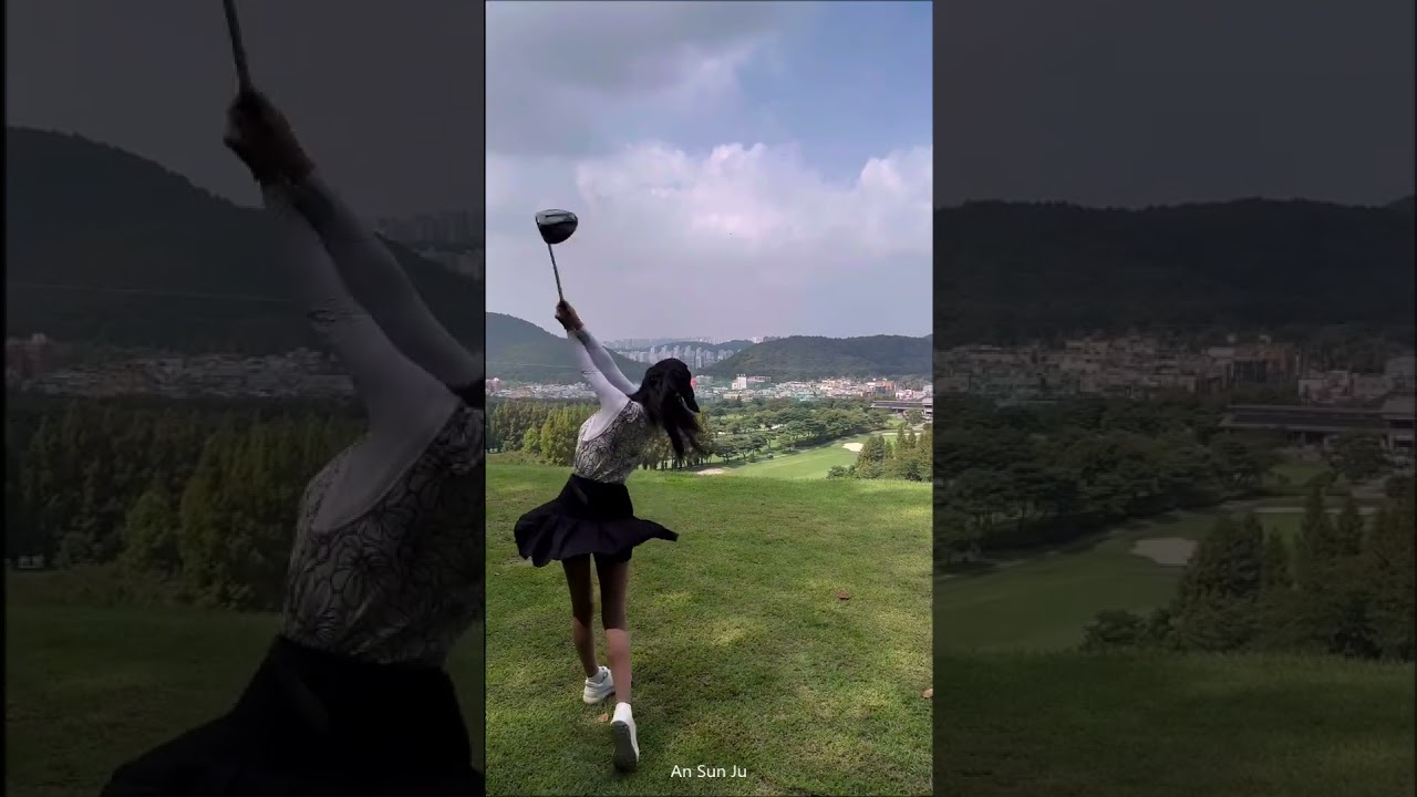 안선주프로 드라이버샷