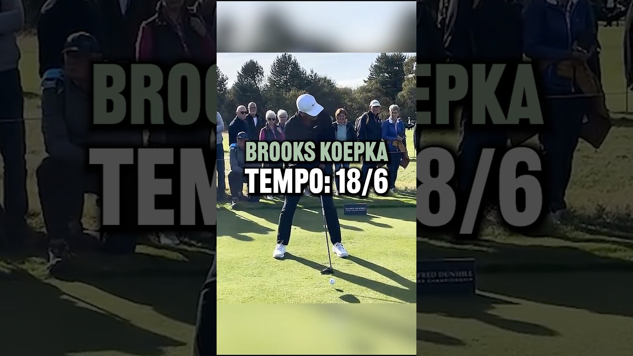Has Brooks Koepka’s tempo gotten faster? #golf