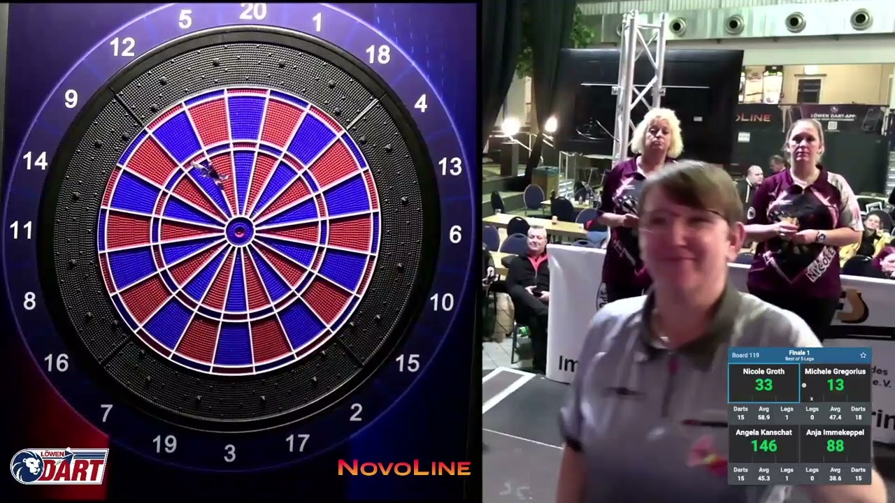 Deutsche Darts Meisterschaften 2024 Damen Doppel Amateure FINALE