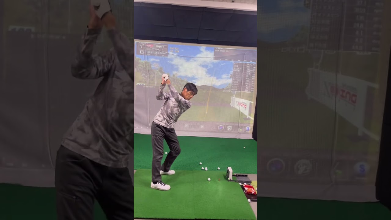 左手がシェーでござんす！深いトップで飛ばそう！#ゴルフ #shorts