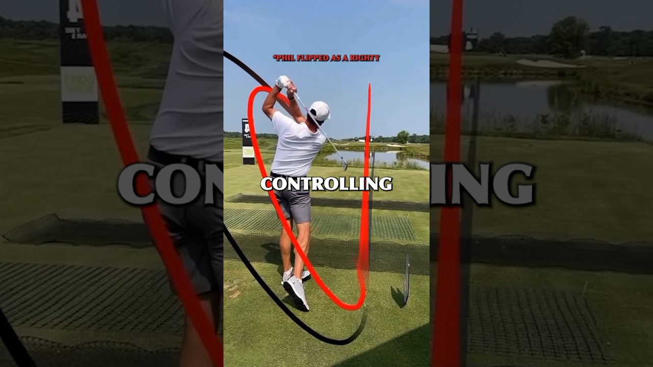 Phil Mickelson shares his secret to shot shaping ‼️ #golf #golftips