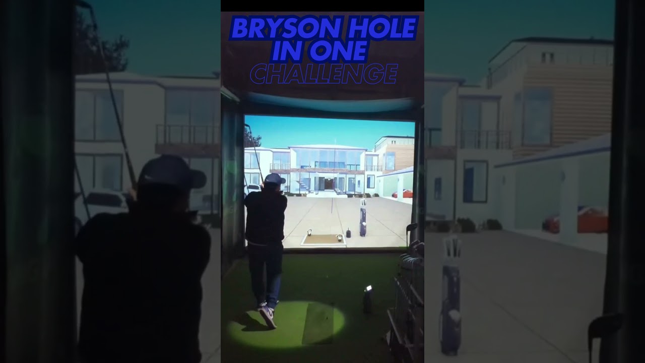 🏌️‍♀️Bryson Dechambeau Hole in One Challenge⛳