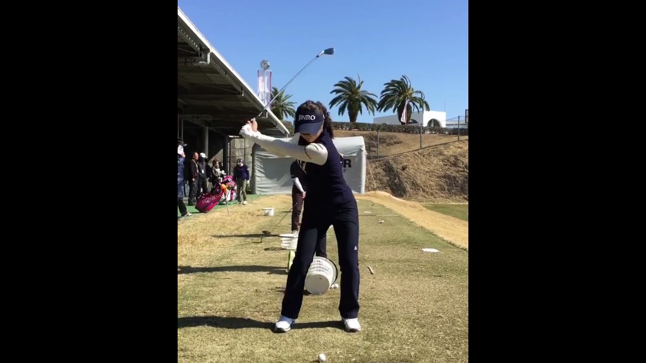 【ゆったりアイアンスイング】キム ハヌル（Kim Ha-neul）スローモーションあり