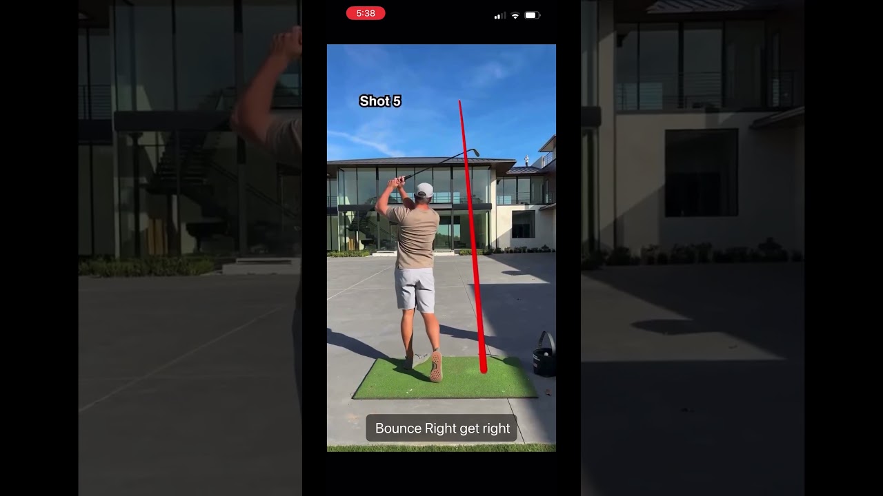 Bryson Dechambeau just misses his hole in one! #golf #romgillisgolf