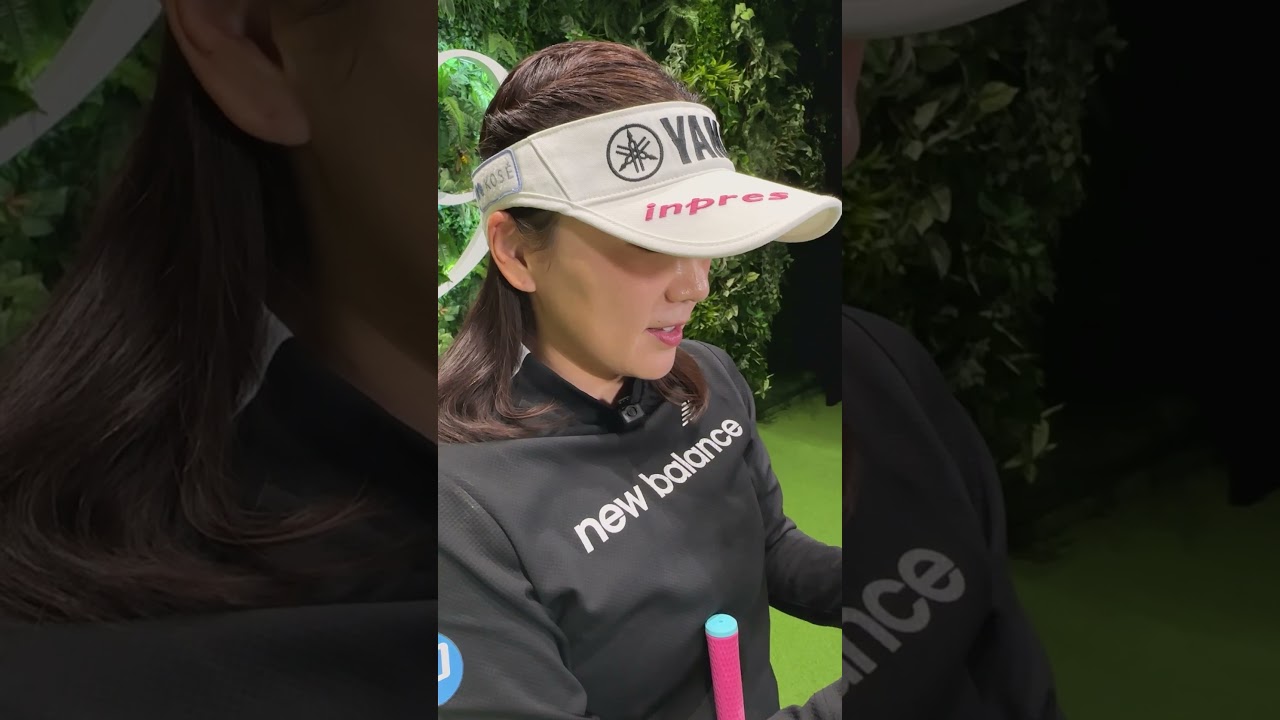 有村智恵プロ　PlaySwingアプリのここに注目！ #shorts