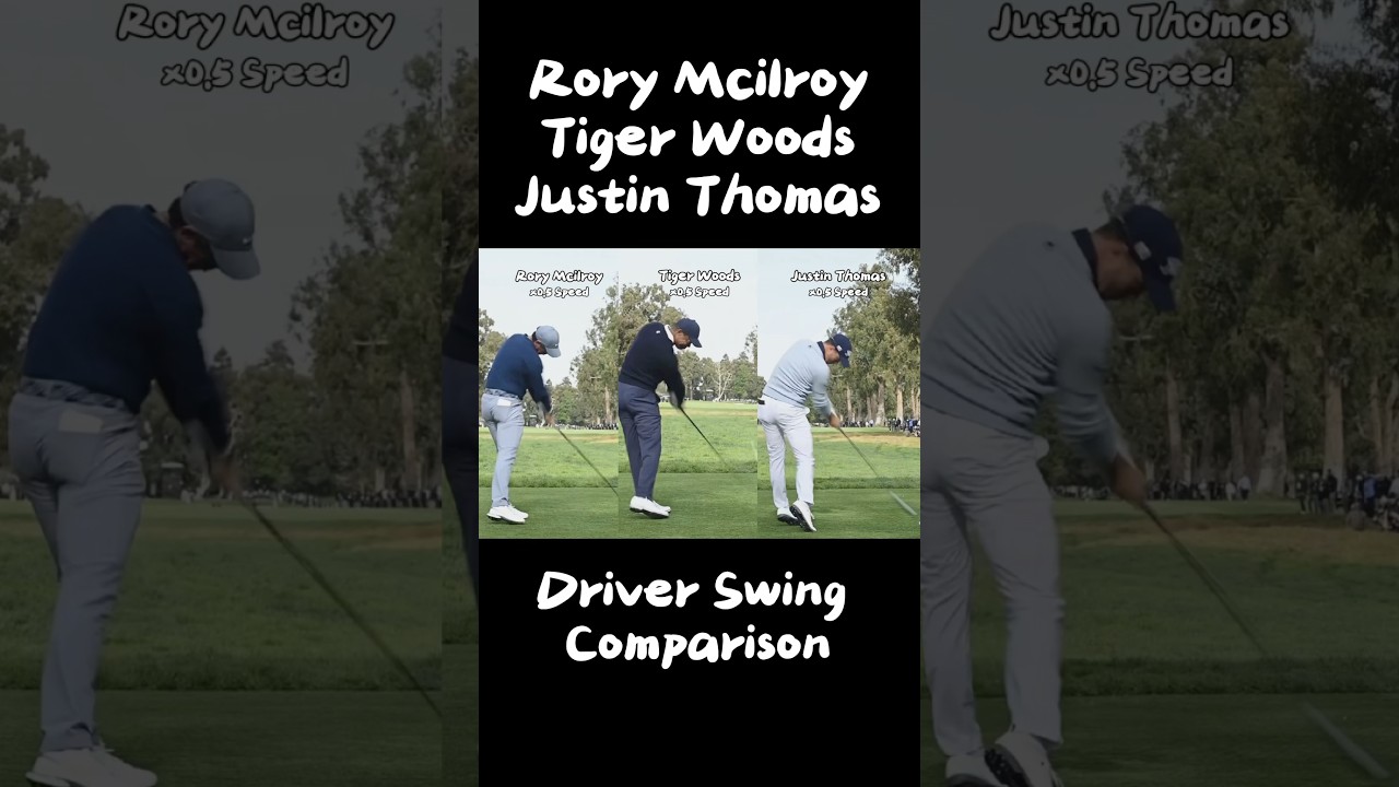 Top 3 Driver Swing secrets! Rory Mcilroy, Tiger Woods, Justin Thomas #golf #golfswing #ゴルフ