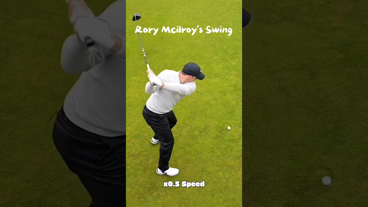 RORY McILROY'S Driver Swing Motion at 3 DIFFERENT Speeds!