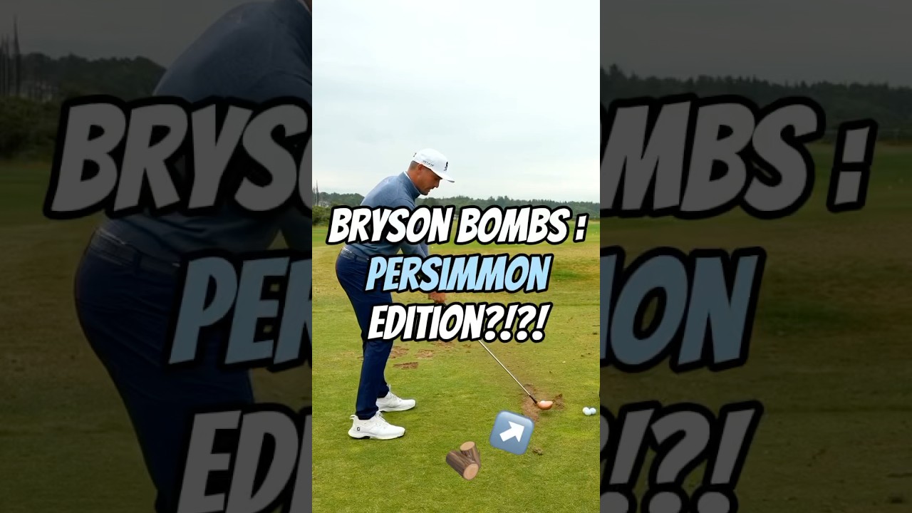 Is there anything Bryson can’t do? 🪵 #toptracer #toptracerrange #brysondechambeau #golf