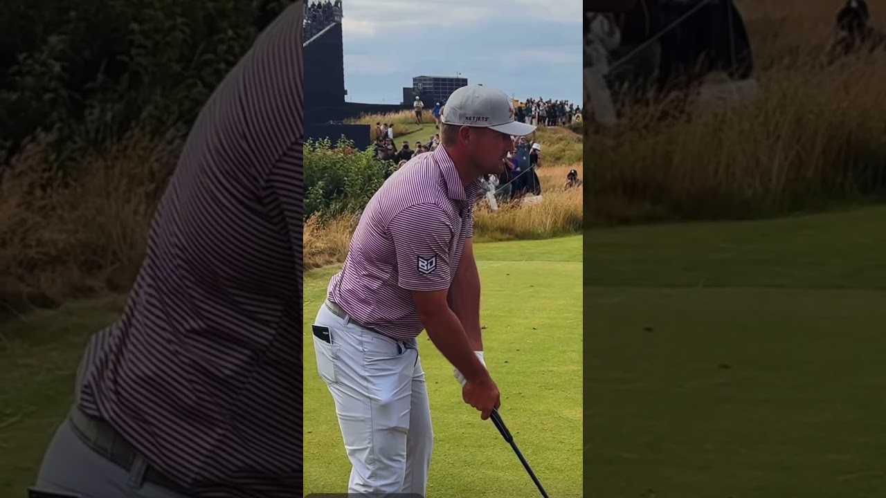 Hawk Tuah girl heckled #brysondechambeau is funny! #golf