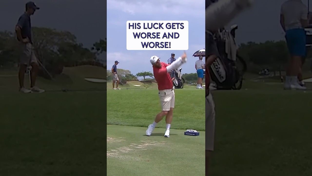 UNLUCKIEST golf hole, EVER?! 👀