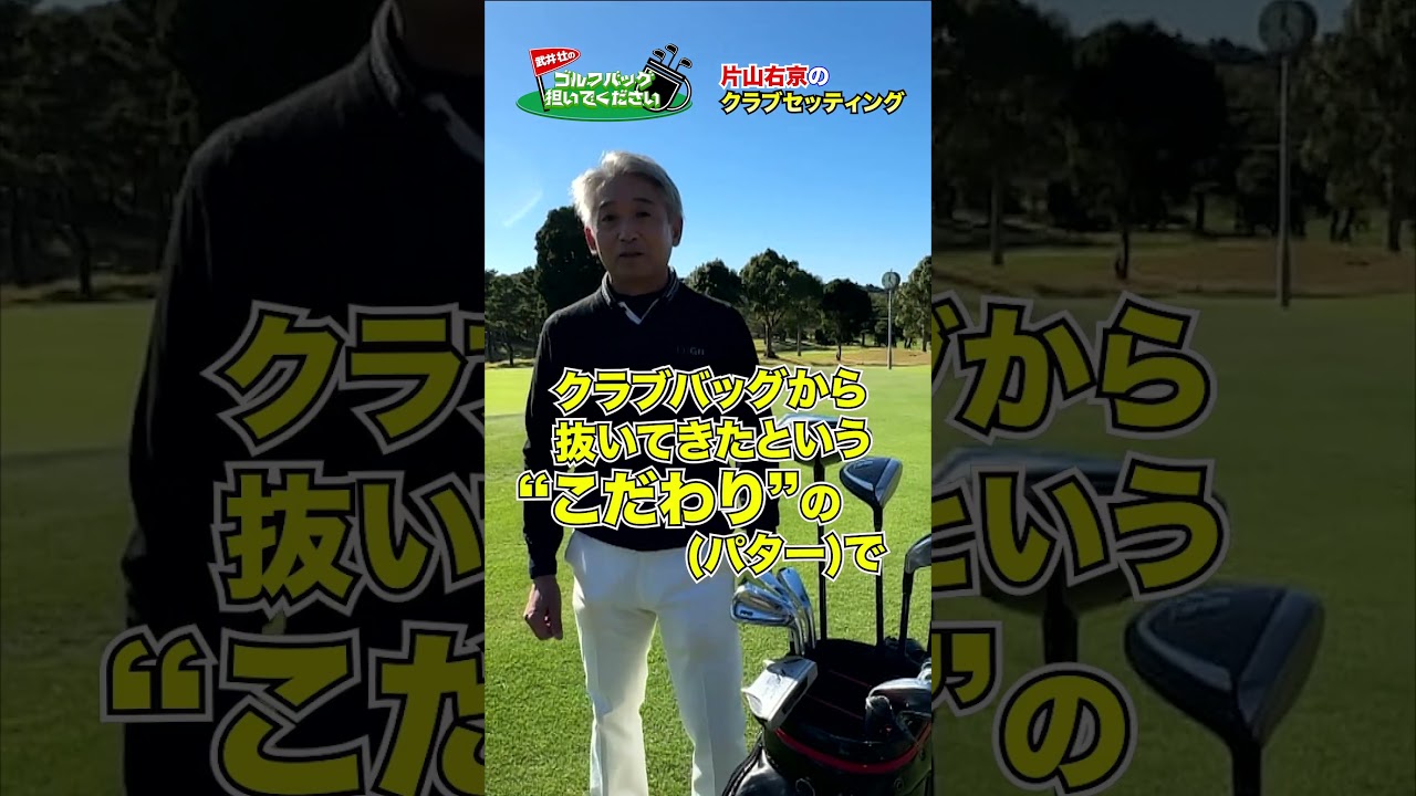 【気になるクラブセッティング】元F１レーサー・片山右京のゴルフバッグの中身は!?【パター編】#golf,#プロキャディー,#武井壮
