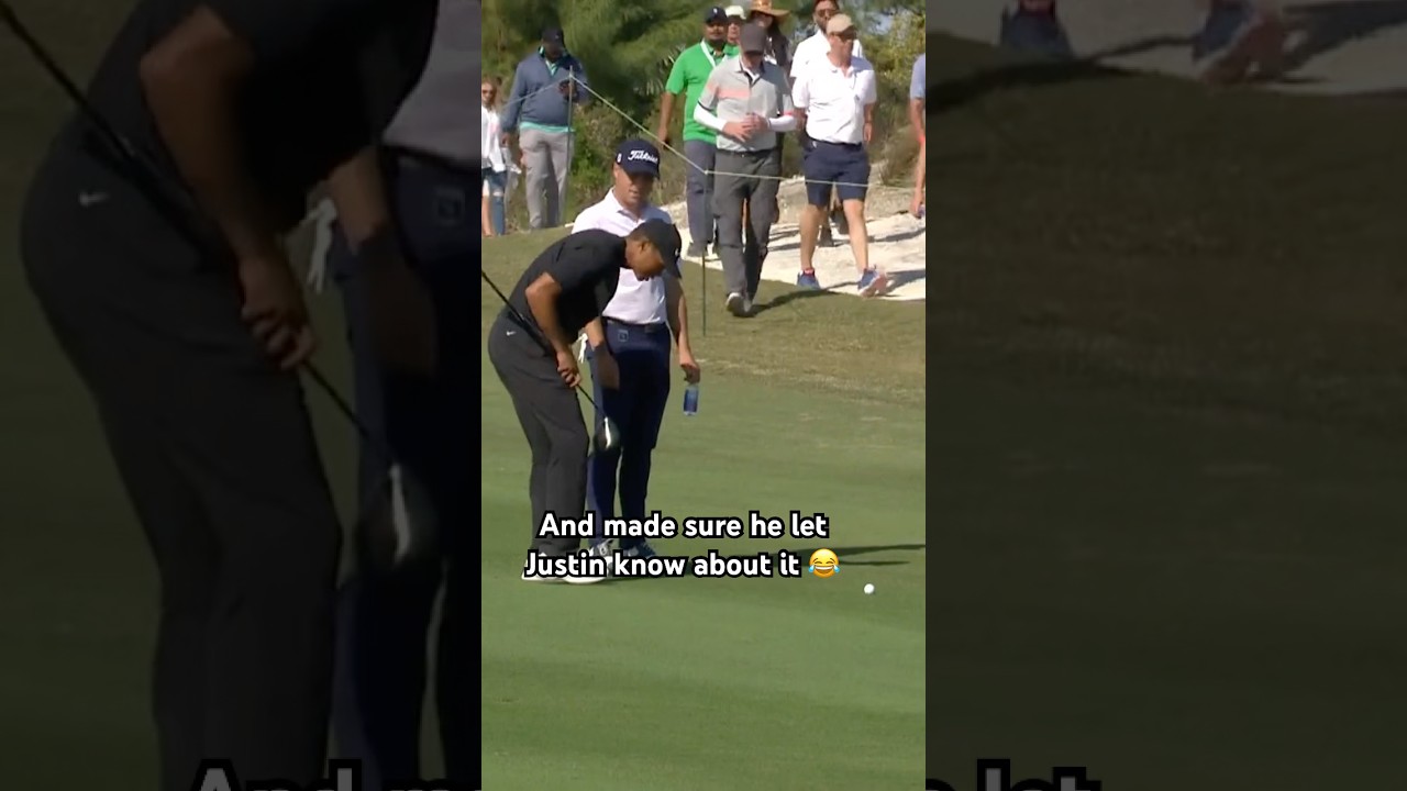 Just some fun between Tiger and JT 😂