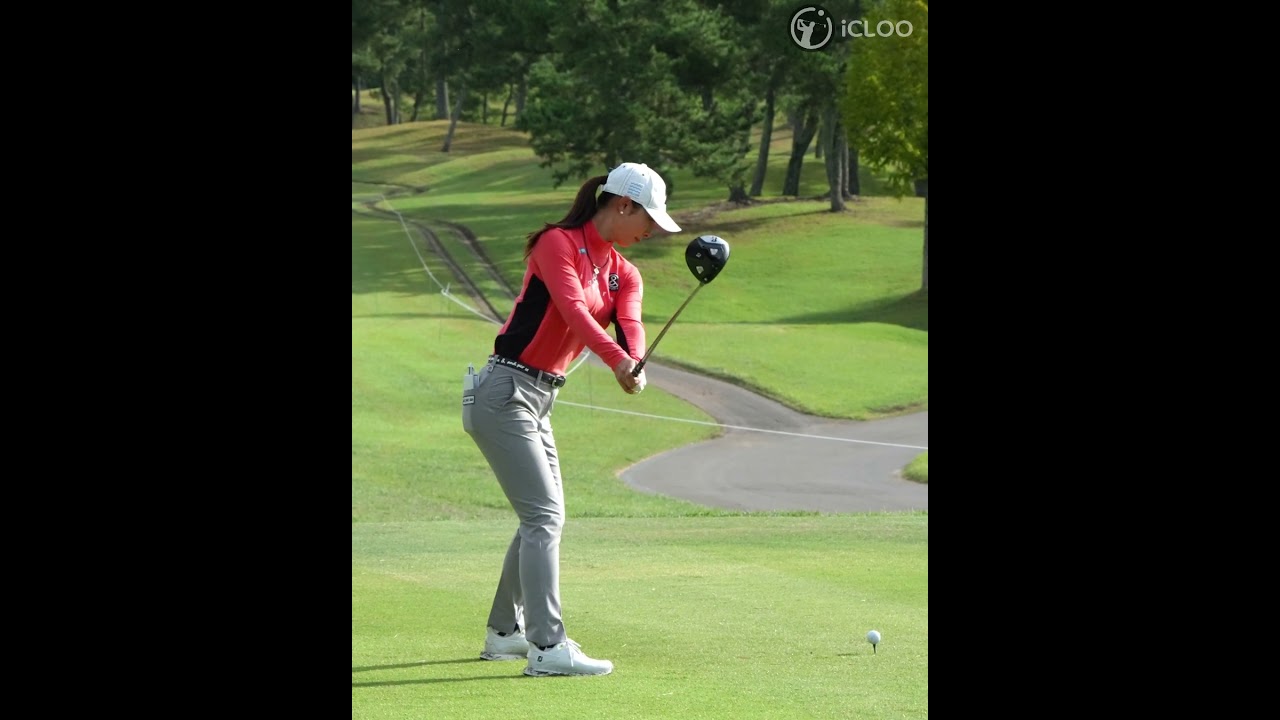 일본 선수도 스윙 좋아 (Karen Tsuruoka)