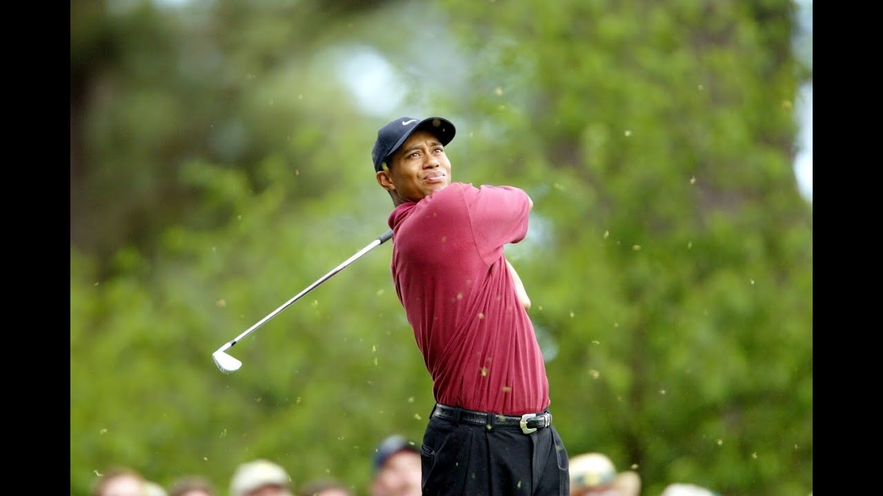 Tiger Woods 2002 Masters every shot back nine