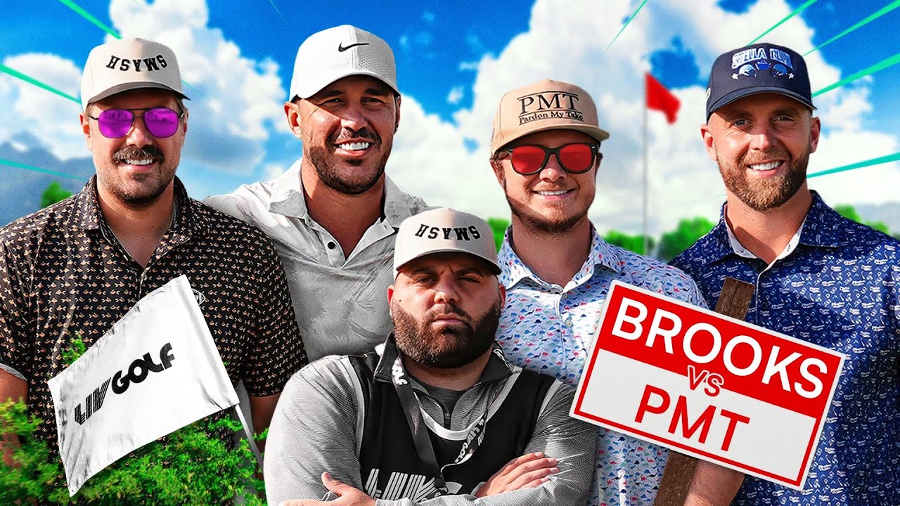 PMT Goes Head to Head With 5x Major Champ Brooks Koepka In A 3-Man Scramble