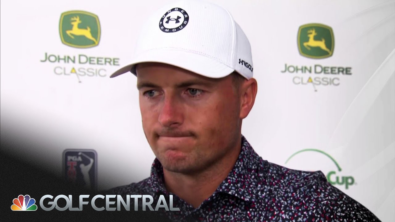 Jordan Spieth frustrated with Round 1 showing at John Deere Classic | Golf Central | Golf Channel